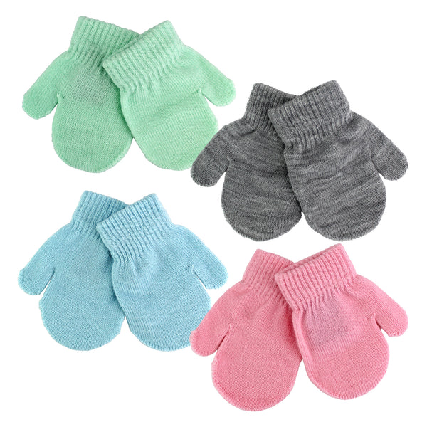 Sock Snob 4 Pack Cute Baby Mittens For Winter | Baby Boys & Girls Gloves