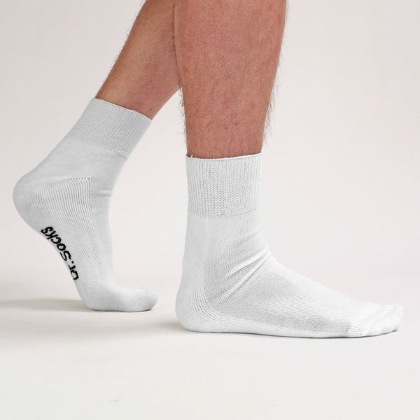 Sock Snob 4 Pack Extra Wide Bamboo Diabetic Ankle Socks