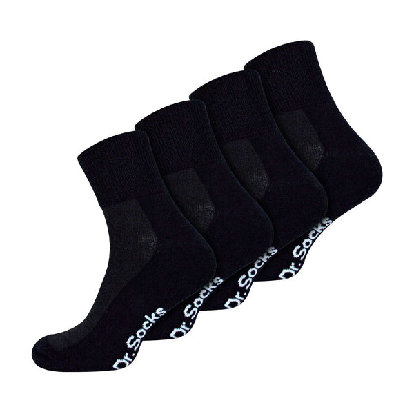 sock snob 4 Pack Extra Wide Bamboo Diabetic Ankle Socks