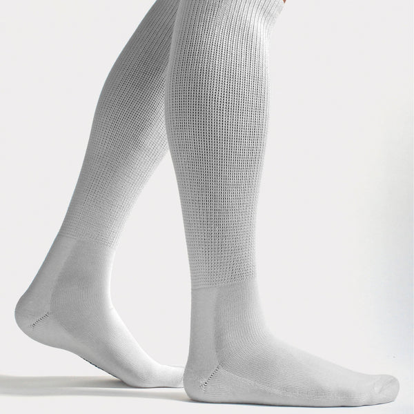 Sock Snob 4 Pack Extra Wide Knee High Bamboo Diabetic Socks