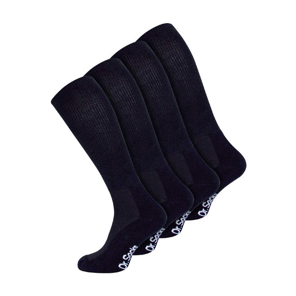 sock snob 4 Pack Extra Wide Knee High Bamboo Diabetic Socks