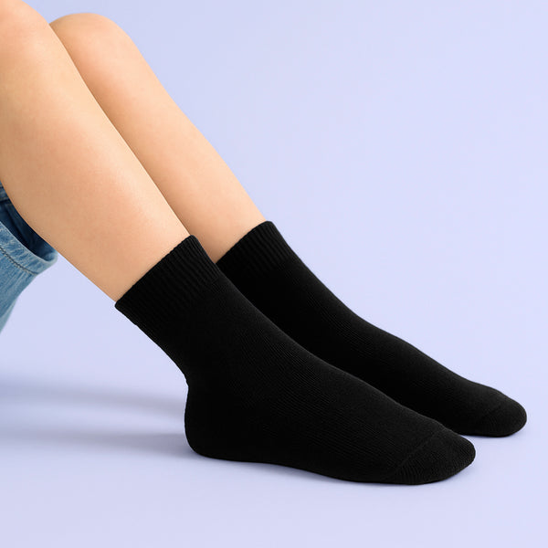 Sock Snob 4 Pack Kids Boys Girls Bamboo Sensory Socks Soft Breathable Comfort Fit