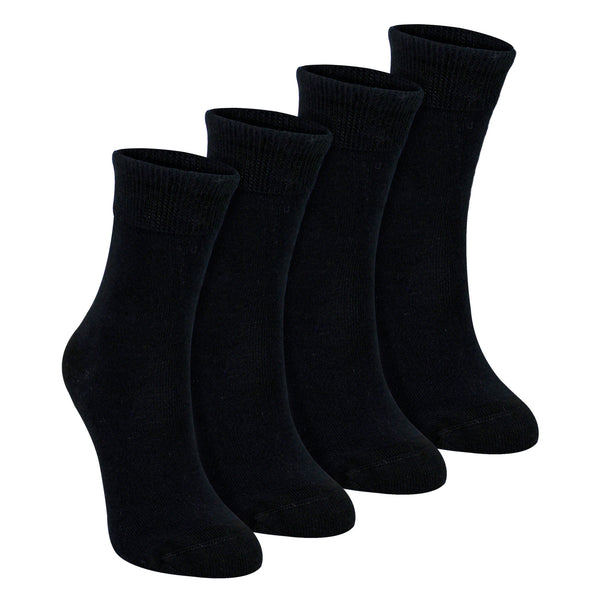 sock snob 4 Pack Kids Boys Girls Bamboo Sensory Socks Soft Breathable Comfort Fit