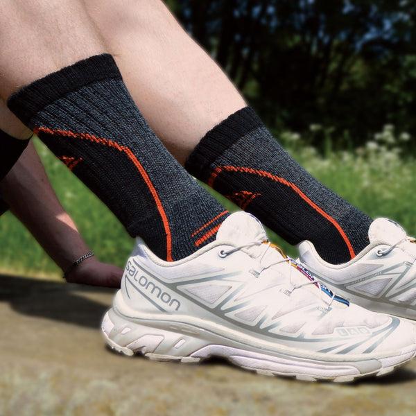 Sock Snob 4 Pack Mens Cushioned Anti Blister Hiking Socks