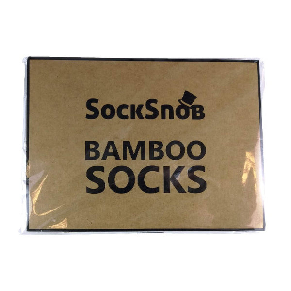 Sock Snob 4 Pack Unisex Luxury Bamboo Crew Dress Socks