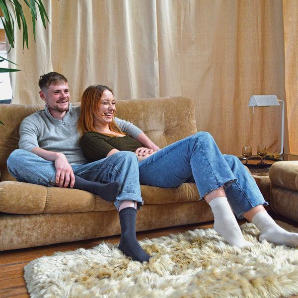 Sock Snob 4 Pack Unisex Luxury Bamboo Crew Dress Socks