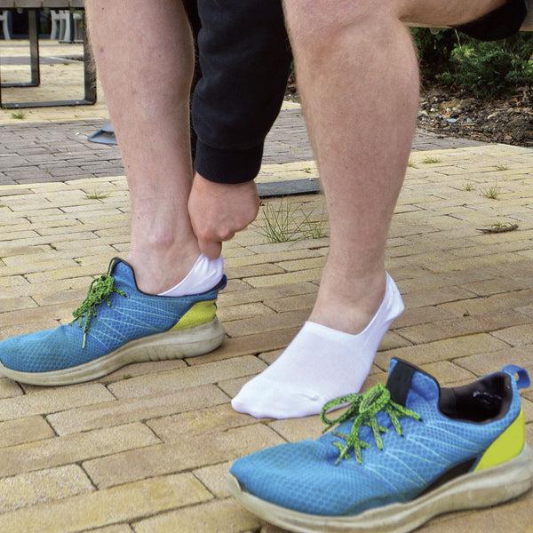 Sock Snob 4 Pack Unisex Luxury Bamboo No Show Invisible Socks