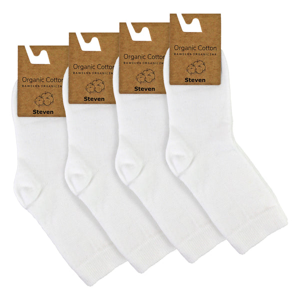 Sock Snob 4 Pairs Childrens Organic Cotton Sensory Socks - Seamless Socks For Boys & Girls