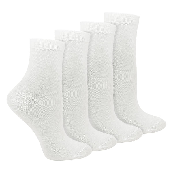 sock snob 4 Pairs Childrens Organic Cotton Sensory Socks - Seamless Socks for Boys & Girls
