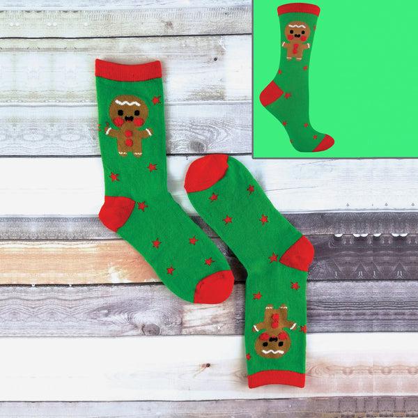 Sock Snob 4 Pairs Kids Christmas Novelty Cotton Rich Socks