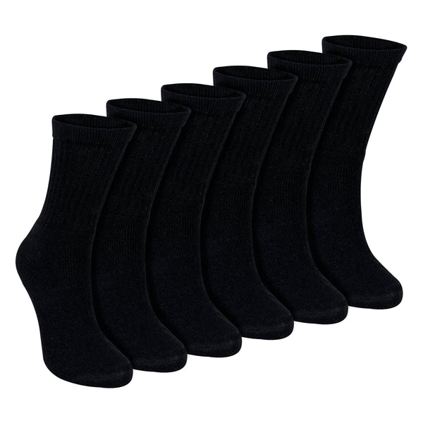 sock snob 6 Pack Boys Breathable Cotton Sport Socks