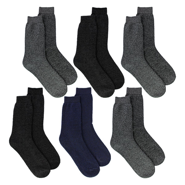 Sock Snob 6 Pack Boys Value Boot Socks | Outdoor Warm Hiking Socks