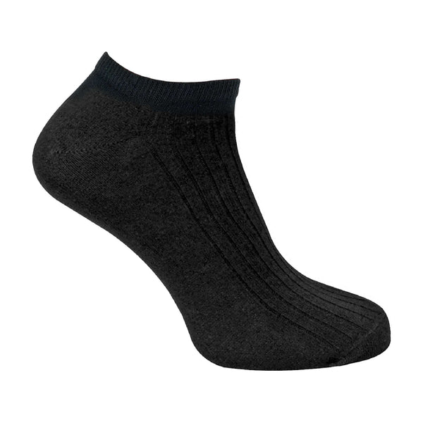 Sock Snob 6 Pack Mens 100% Cotton Soft Breathable Ankle Trainer Socks