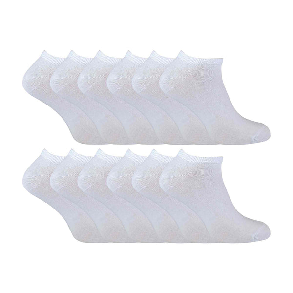 sock snob Kids Soft Cotton Breathable Trainer Socks (Multipack Options)