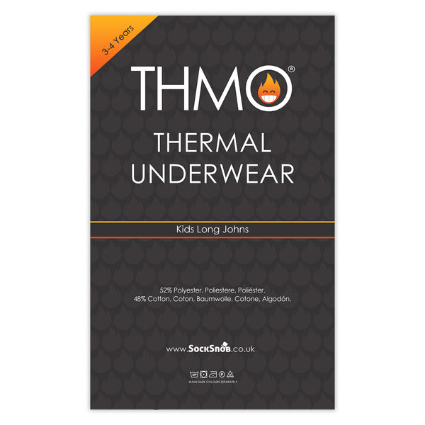 Sock Snob Kids Super Soft & Warm Thermal Long John Bottoms
