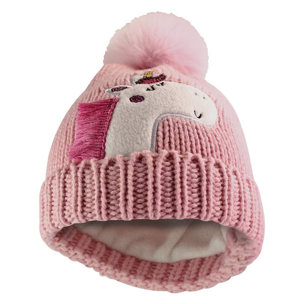 Sock Snob Kids Unicorn Beanie Hat With Pom Pom | Boys & Girls Winter Hat With Bobble