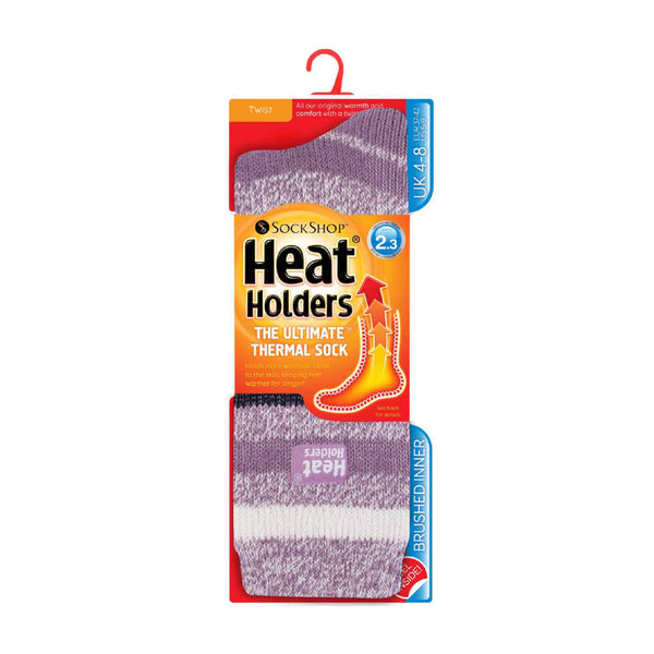 Sock Snob Ladies Twist Patterned Thick Winter Warm Thermal Socks