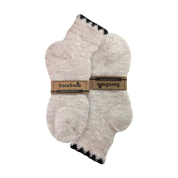Sock Snob Ladies Warm Alpaca Wool Blend Boot Socks (Multipack Options)