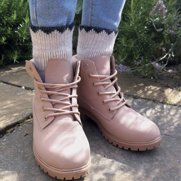 Sock Snob Ladies Warm Alpaca Wool Blend Boot Socks (Multipack Options)