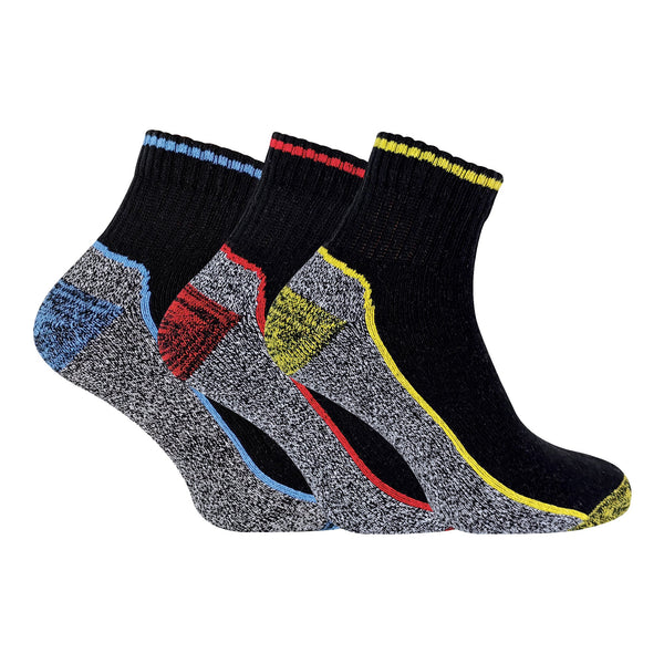 sock snob Mens Ankle Soft Breathable Bamboo Work Socks for Summer (Multipack Options)