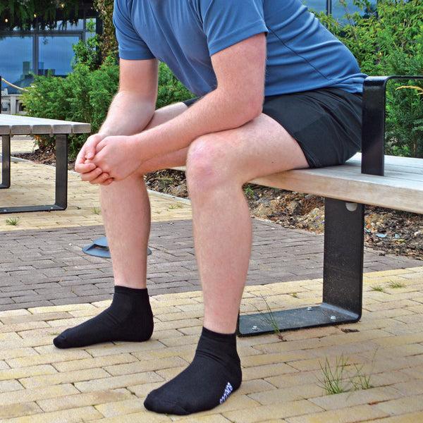 Sock Snob Mens Bamboo / Organic Cotton Low Cut Trainer Socks (Multipack Options)