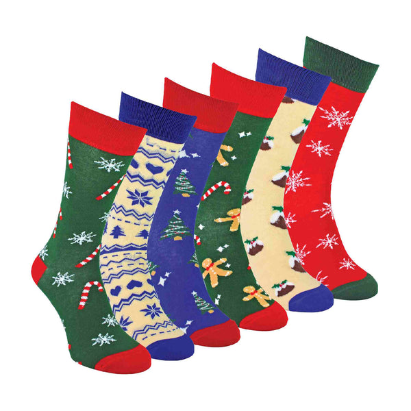 sock snob Mens Novelty Festive Christmas Socks (Multipack Options)