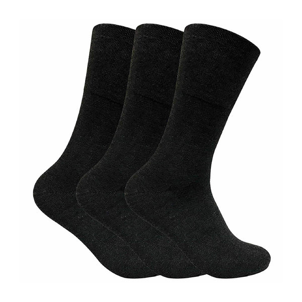 sock snob Mens Thin Non Elastic Thermal Diabetic Socks (Multipack Options)