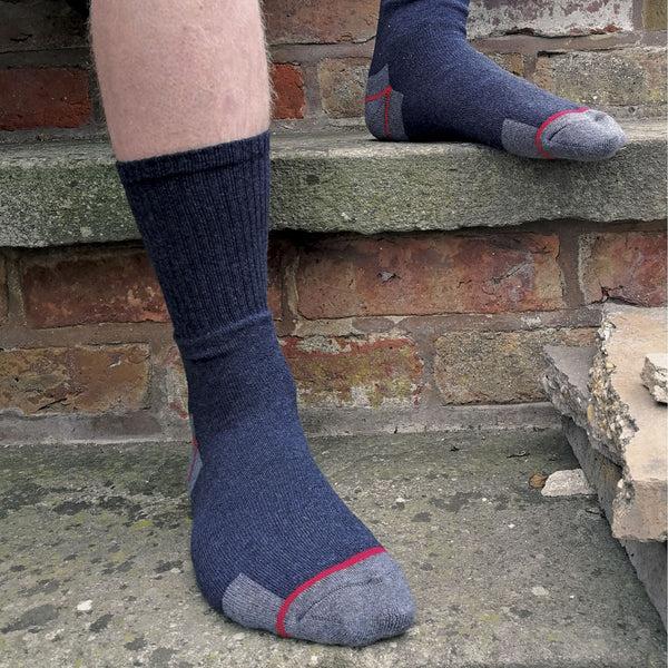 Sock Snob Mens Ultimate Cotton Work Socks For Steel Toe Boots (Multipack Options)