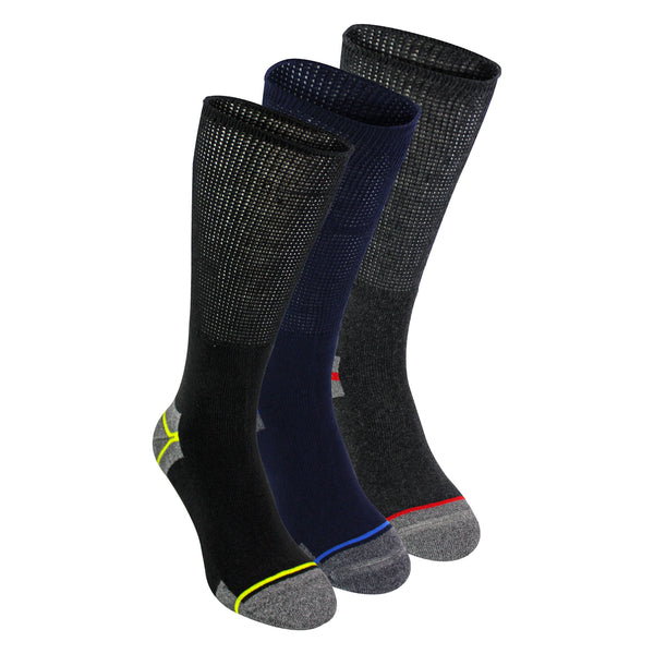 Sock Snob Multipack Mens Diabetic Work Socks | Non Elastic Breathable Diabetic Socks