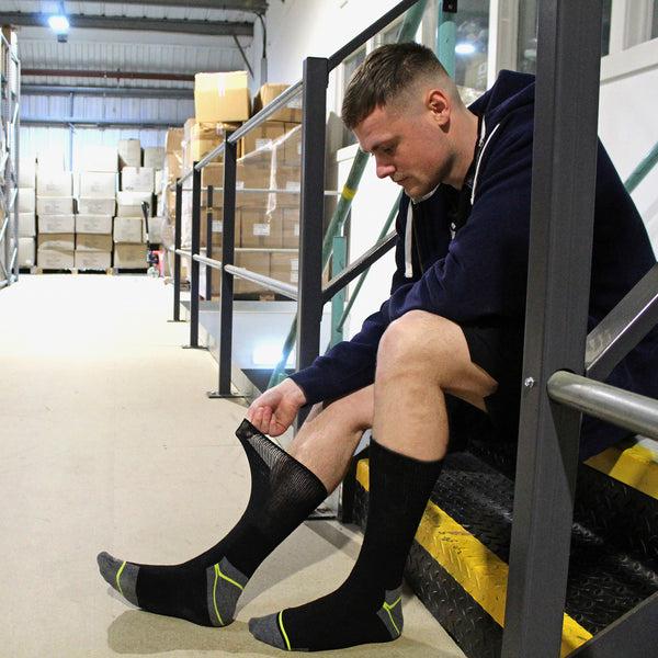 Sock Snob Multipack Mens Diabetic Work Socks | Non Elastic Breathable Diabetic Socks