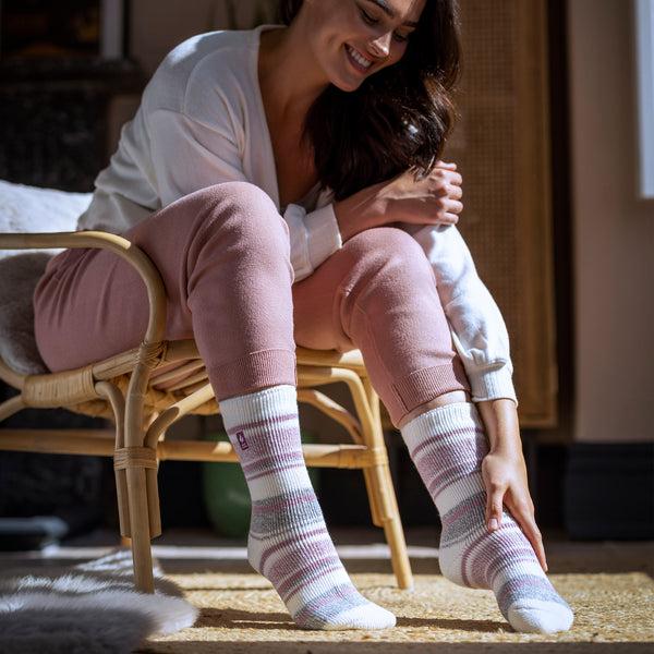 Sock Snob Set Of 3 Insulated Thermal Ladies Socks For Ultimate Cold Weather Comfort