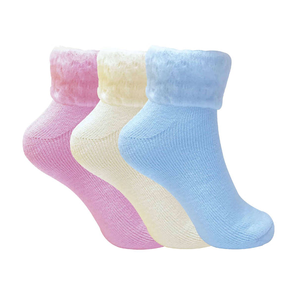 sock snob 3 Pack Ladies Soft Warm Winter Bed Socks