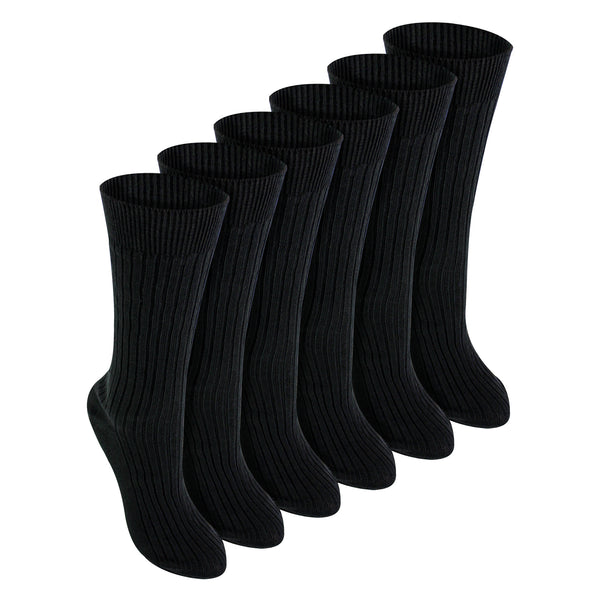 sock snob 6 Pack Kids 100% Cotton Breathable Socks