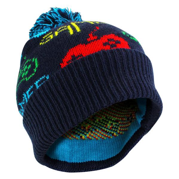 sock snob Boys Gaming Bobble Hat for Winter