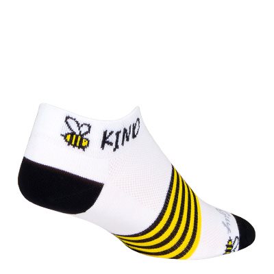 sockguy Bee Kind socks