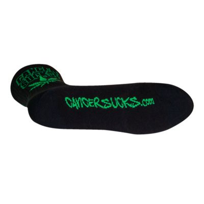 Sockguy Cancer Sucks Leaf Socks