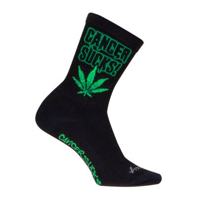 Sockguy Cancer Sucks Leaf Socks