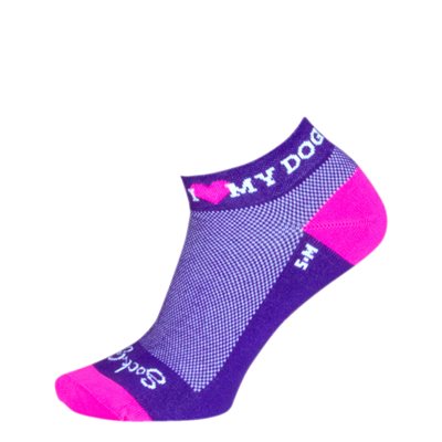 Sockguy I Heart My Dog 1" Socks