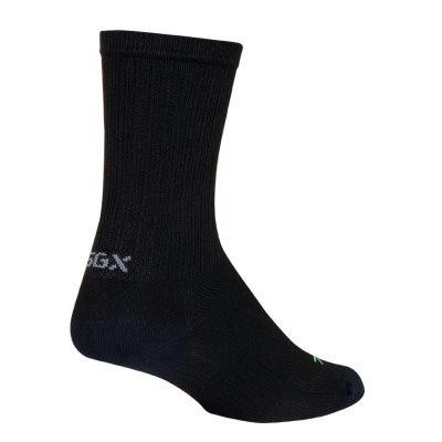 sockguy SGX 6" Black socks