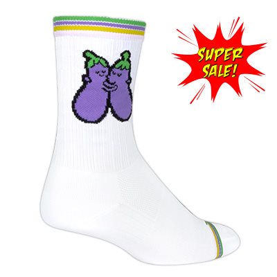 sockguy SGX Eggplanting socks