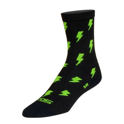 Sockguy SGX Lit Black Socks