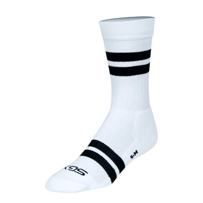 Sockguy SGX Trailhead New School White 7" (Padded)