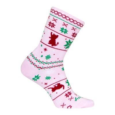 Sockguy Ugly Sweater Kitty Wool Socks