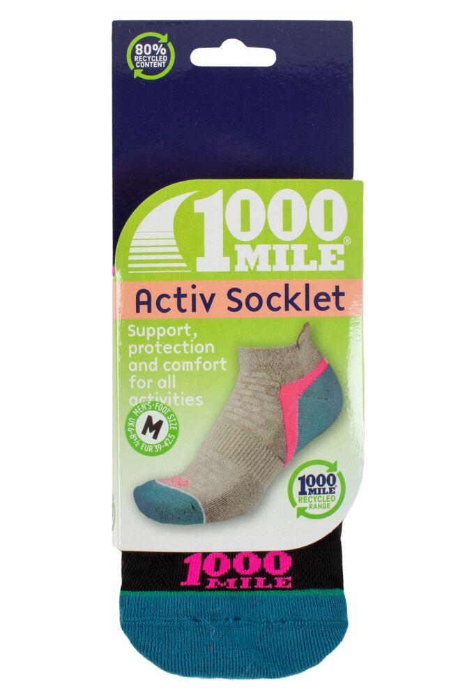sockshop 1000 MileMens & Womens Repreve Nylon Activ Sports Socks