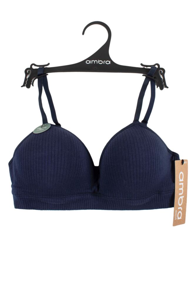 sockshop AmbraWomens Organic Cotton Longline Moulded Bra
