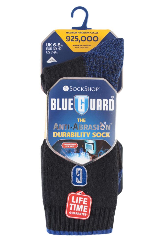 sockshop BlueGuardMens Cotton Anti-Abrasion Durability Socks