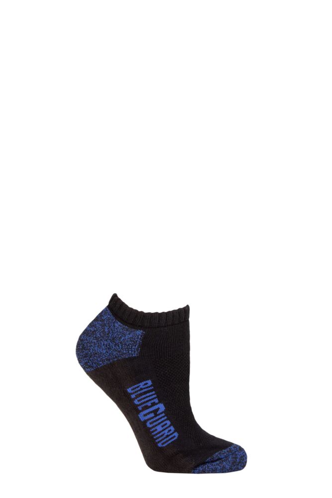 Sockshop BlueGuardWomens Cotton Durability Trainer Socks