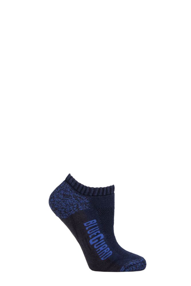 Sockshop BlueGuardWomens Cotton Durability Trainer Socks