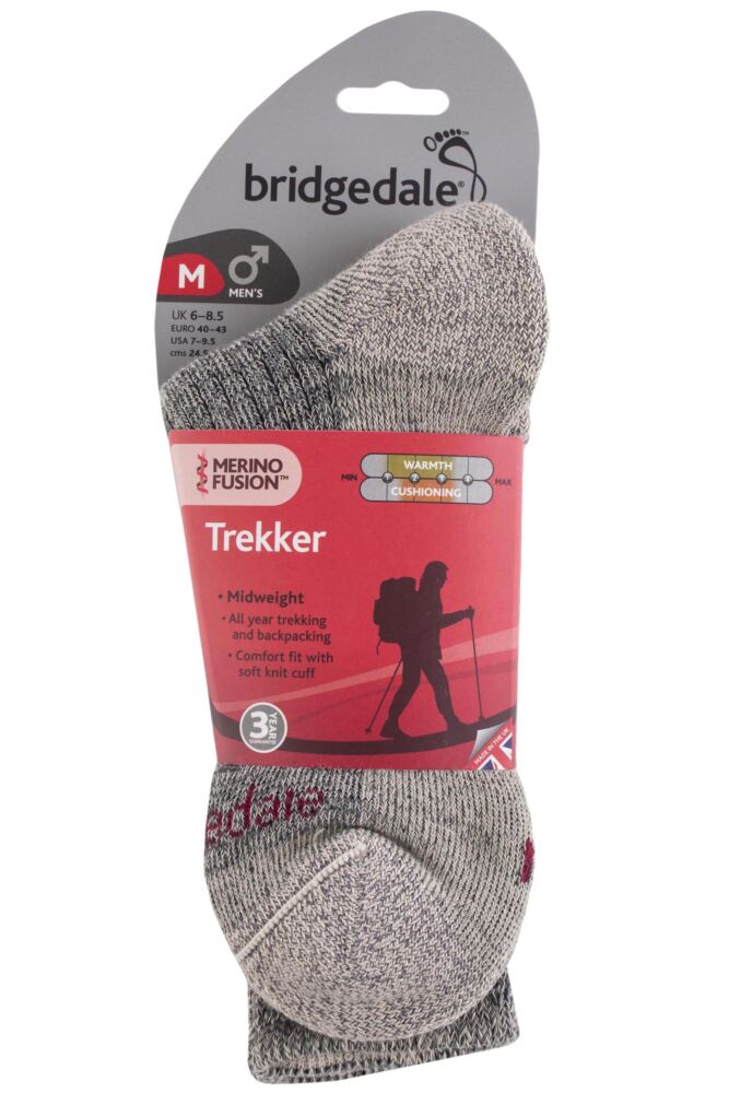 sockshop BridgedaleMens Coolmax Comfort Trekker Socks