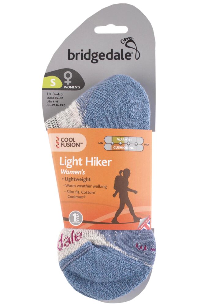 sockshop BridgedaleWomens Coolmax Lightweight Comfort Boot Socks